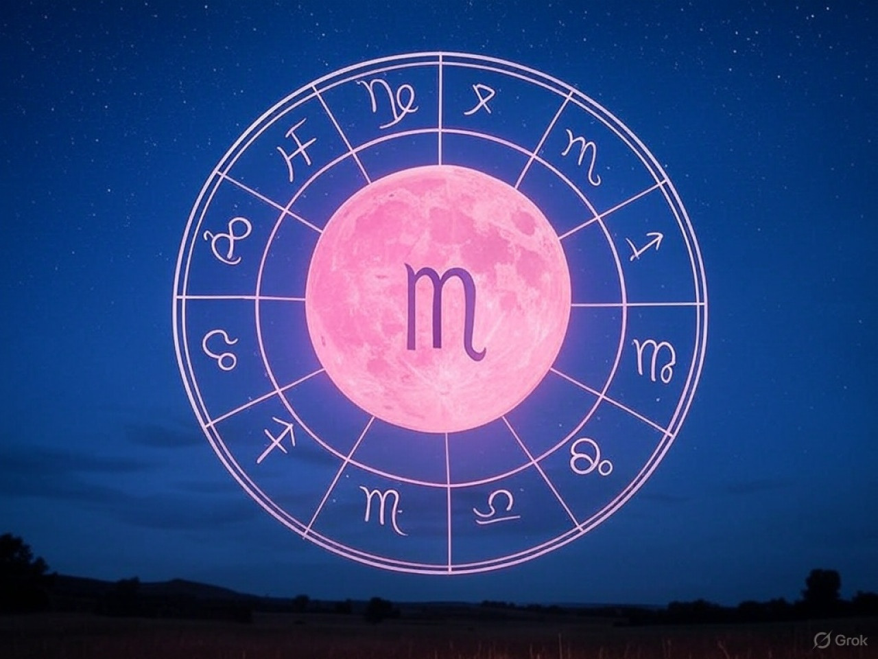Luna en Escorpio. Fuente: Grok