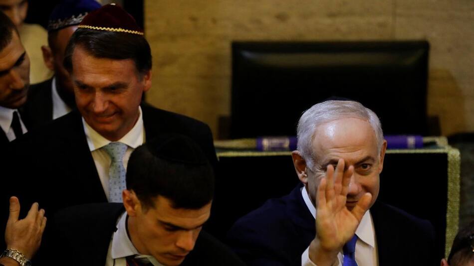 Netanyahu y Bolsonaro - Visita a Brasil Foto Reuters