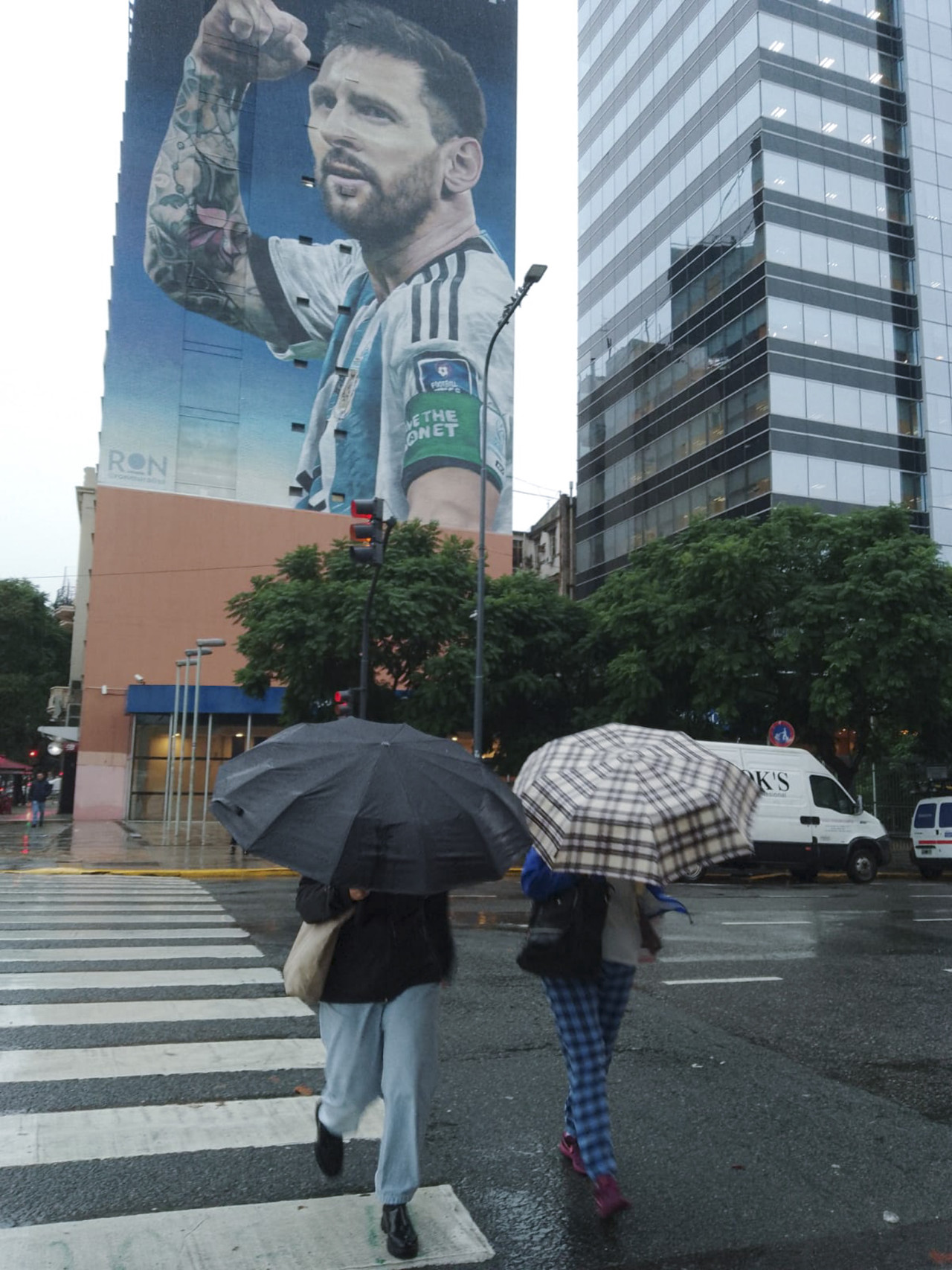 Lluvias y tormentas en Buenos Aires. Foto: NA.