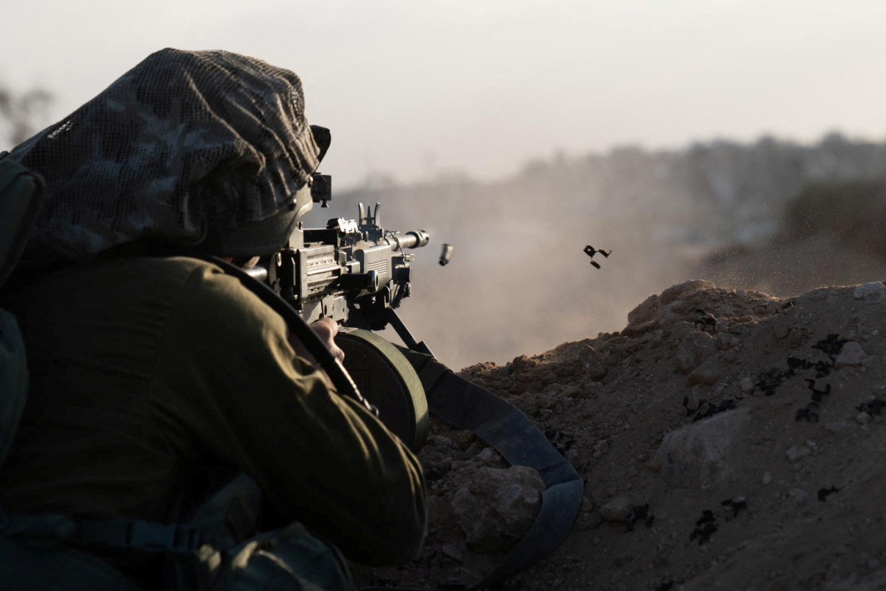 Soldados israelíes en la Franja de Gaza: Foto: Reuters