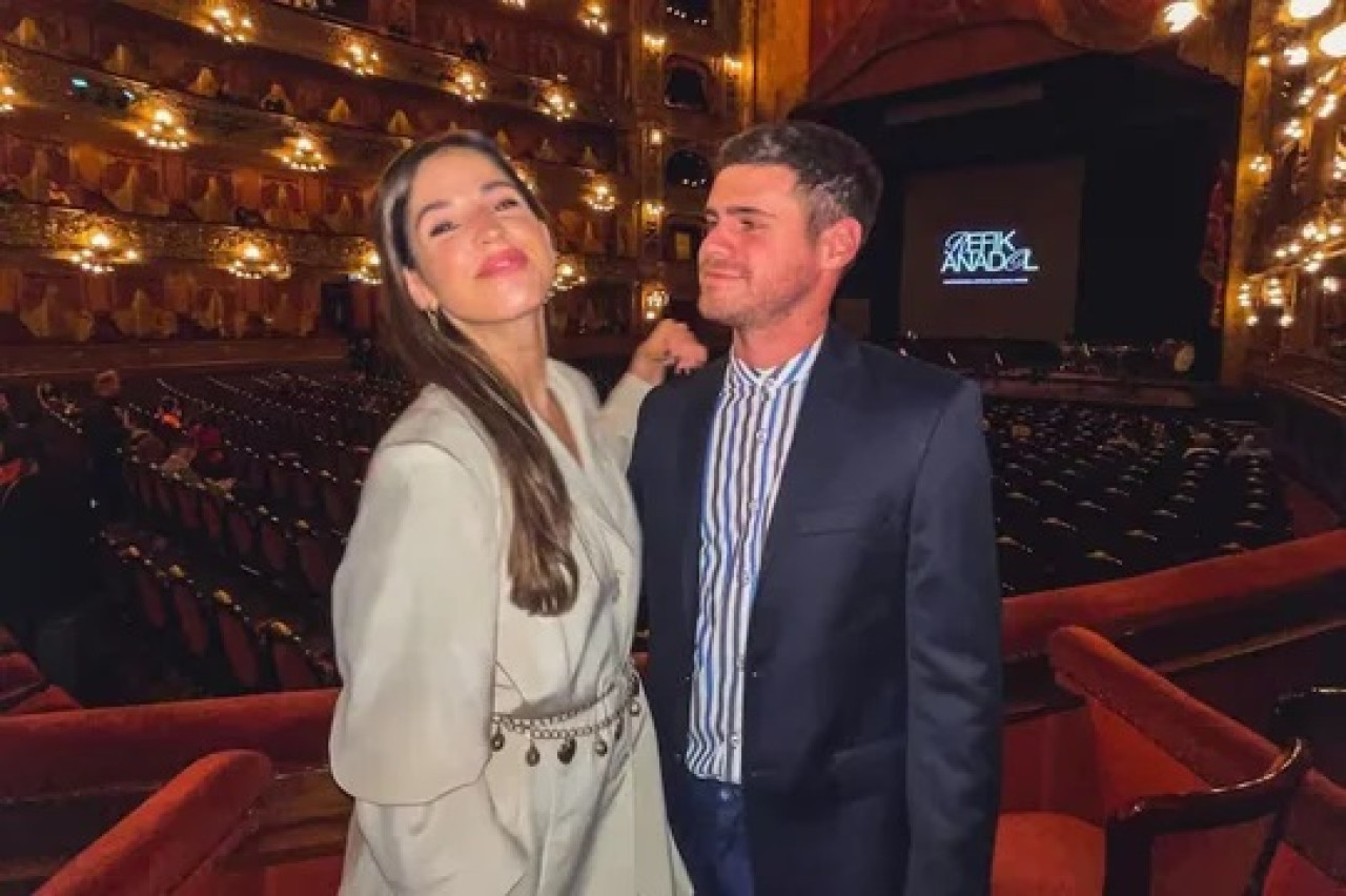 Cande Molfese y Gastón Soffritti. Foto: NA.