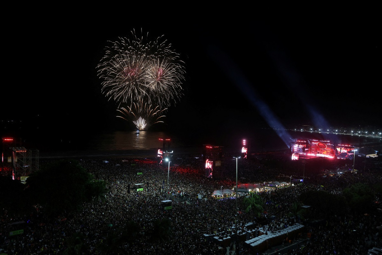 Show de Lady Gaga en Copacabana, Río de Janeiro. Foto: Reuters (Pilar Olivares)
