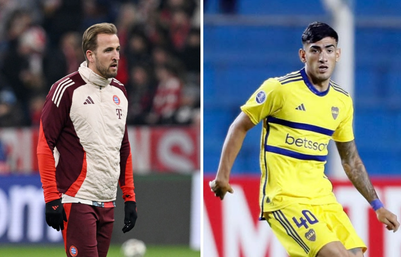 Harry Kane y Lautaro Di Lollo. Foto: Reuters - Instagram.
