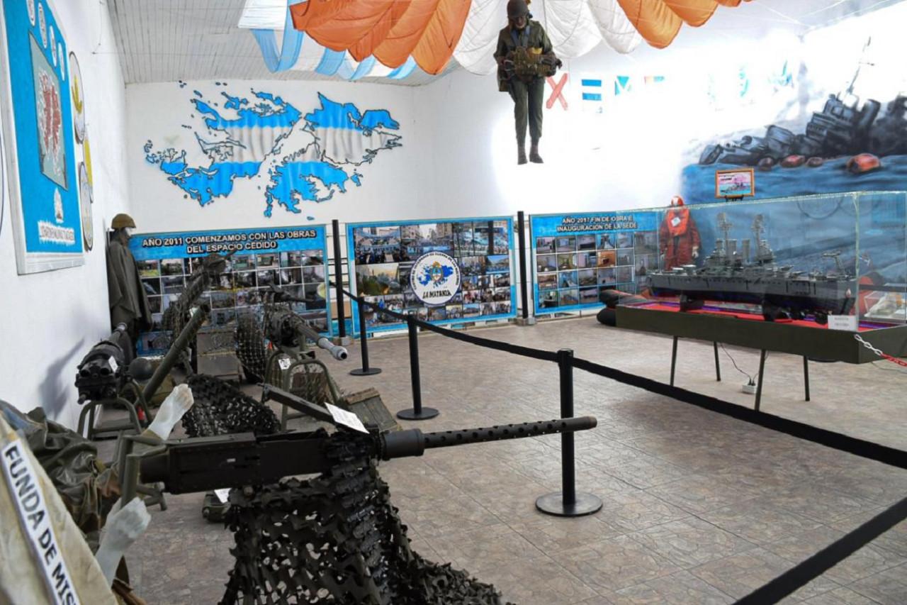 Museo de la memoria Malvinas, foto Instagram @fati.alii.