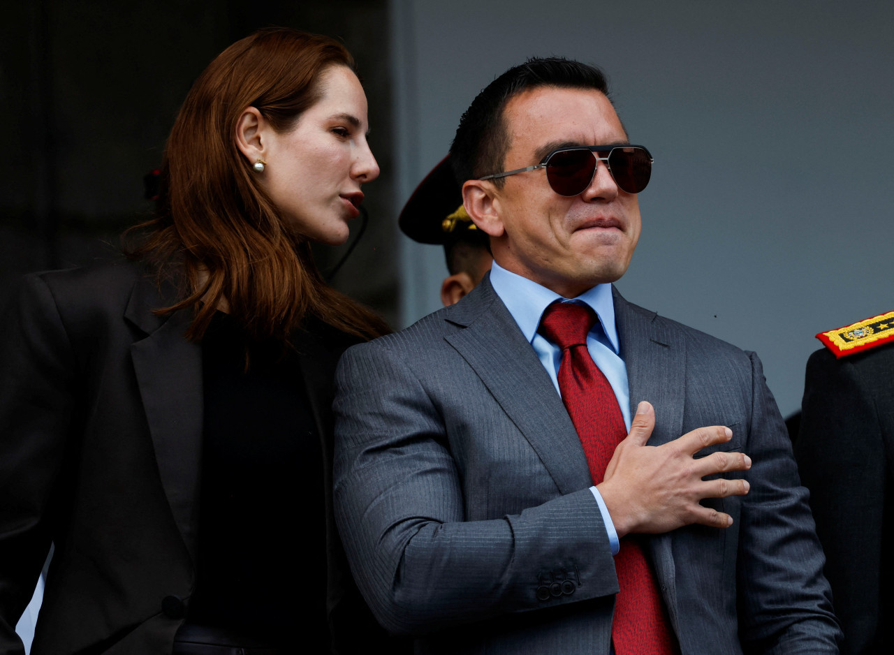 Daniel Noboa, presidente de Ecuador. Foto: REUTERS.
