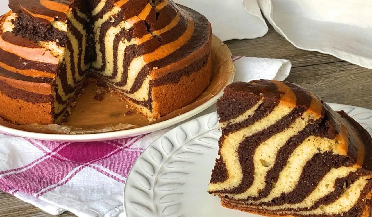 Torta cebra. Foto: Diario Uno