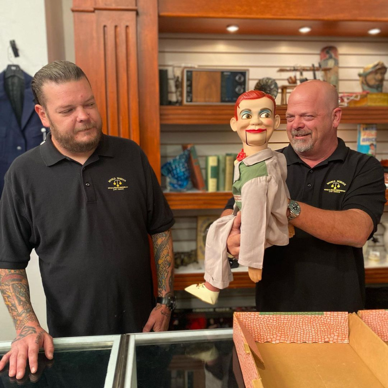 Rick Harrison y su hijo Adam. Foto: Instagram.
