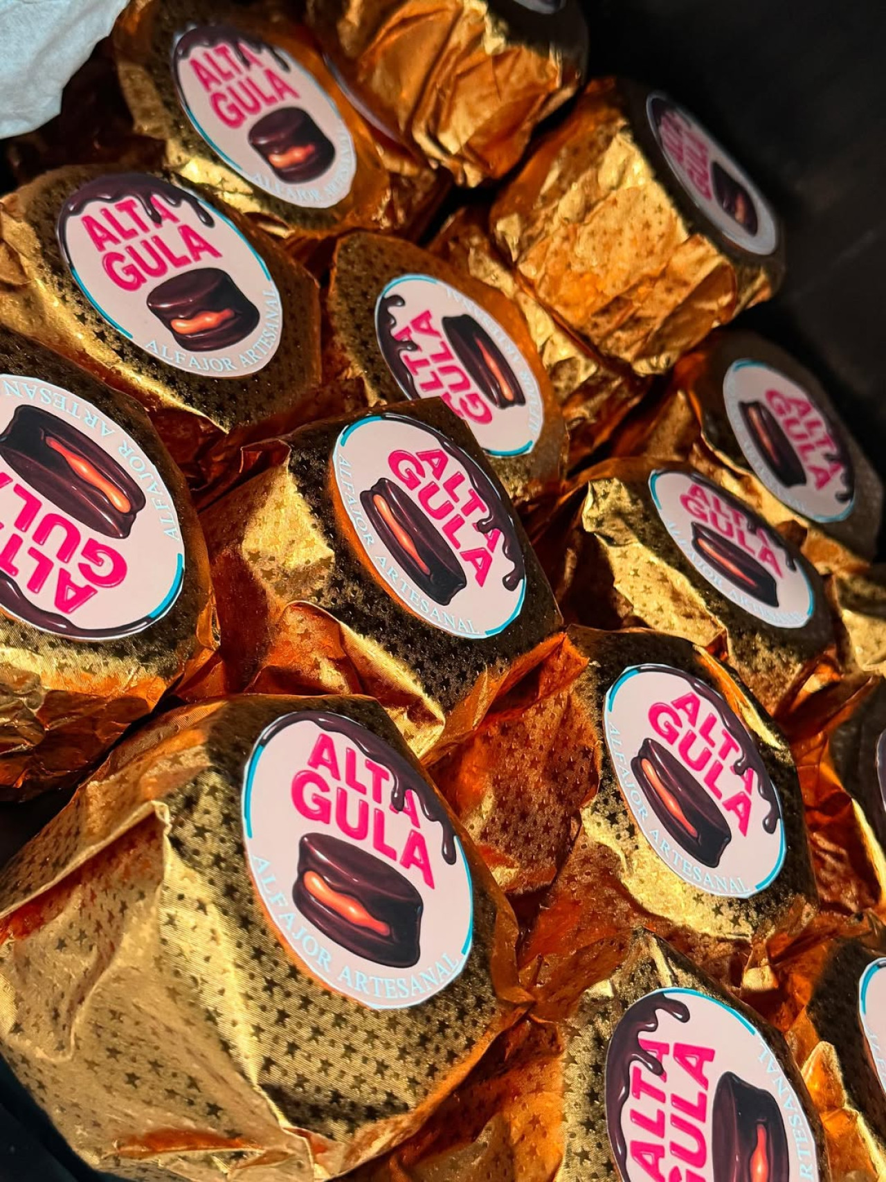 Alfajores Alta Gula. Foto: Instagram @Alta_gulaa