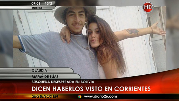 Buscan a pareja de argentinos en Bolivia