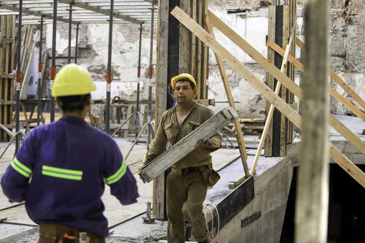Construcción. Foto: NA/Marcelo Capece.