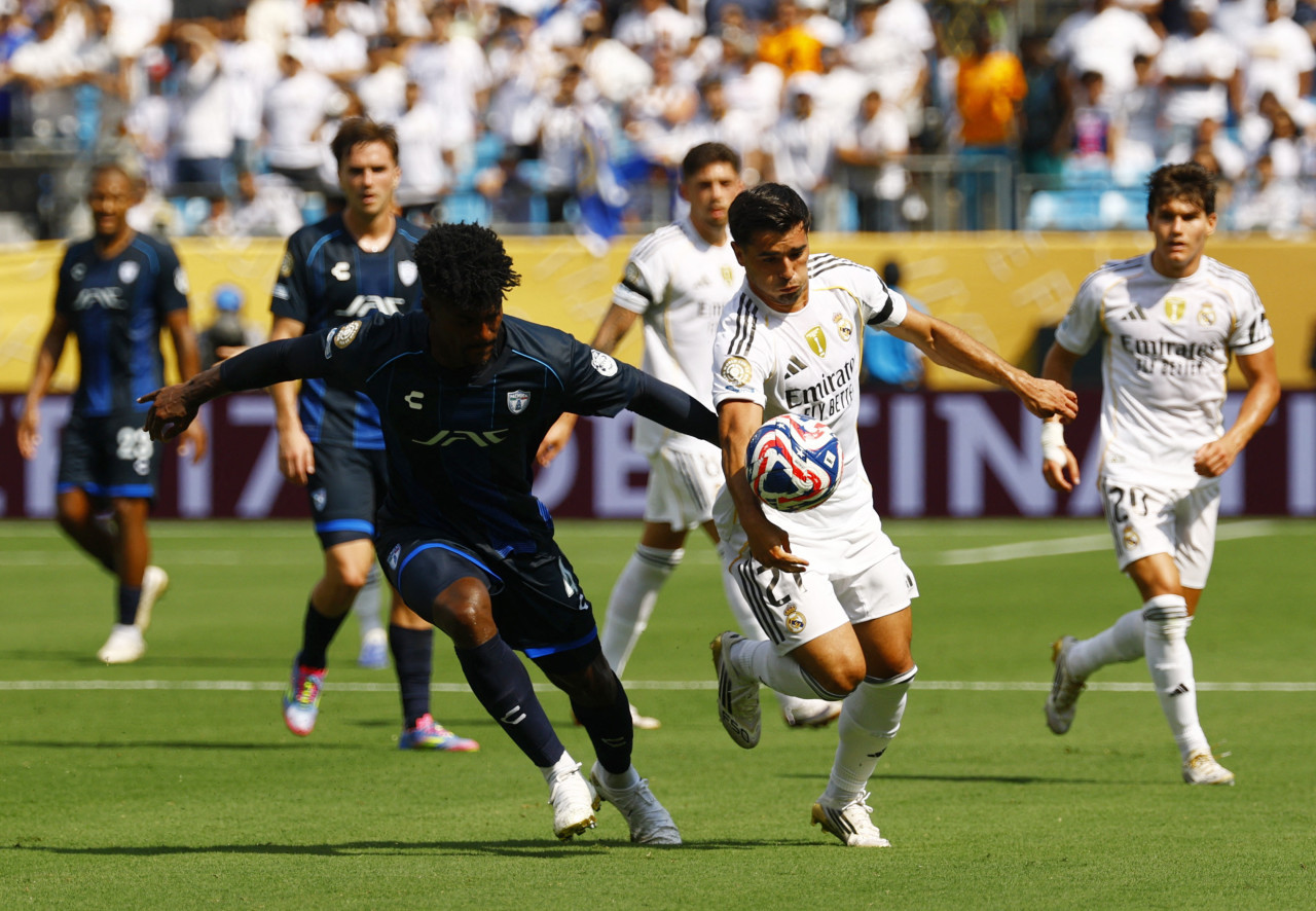 Real Madrid vs Pachuca en el Mundial de Clubes. Foto: Reuters/Susana Vera