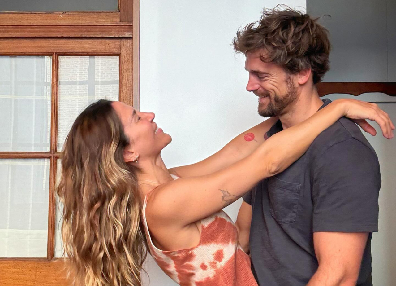 Jimena Barón y Matías Palleiro. Fotos: Instagram.