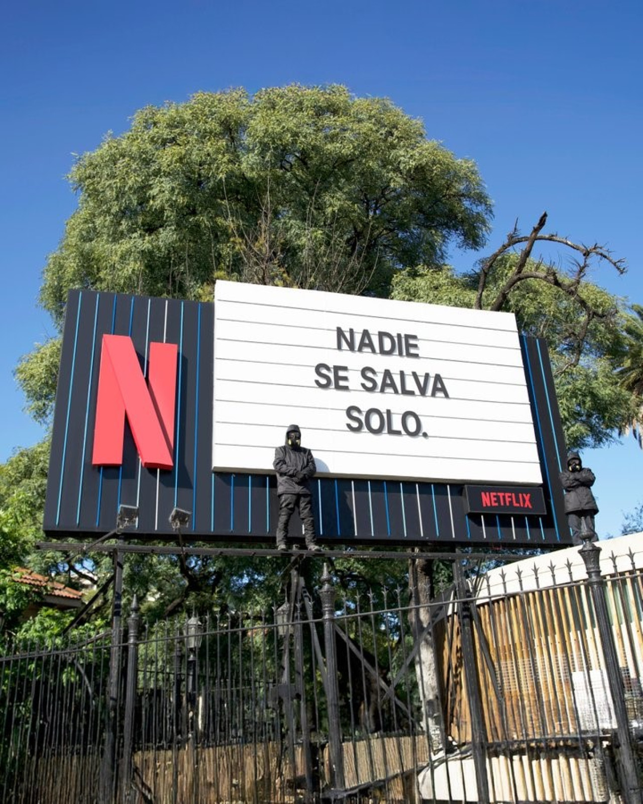 El Eternauta: las instalaciones en el Ecoparque y otros puntos de la CABA. Foto: Netflix
