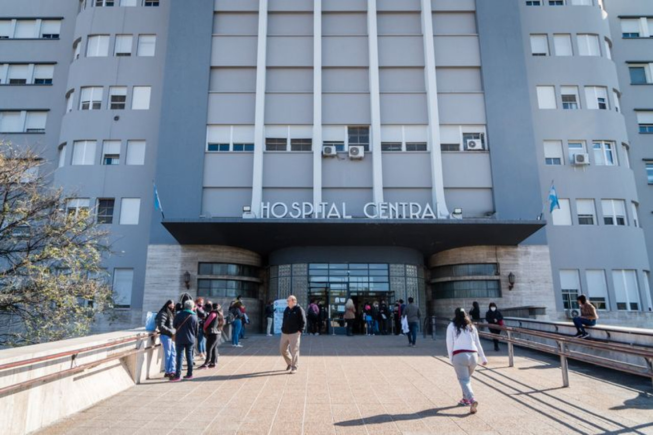 Hospital Central. Foto: Facebook/Via Noticias Mendoza
