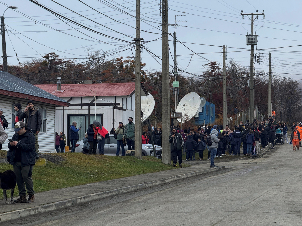 Evacuaciones en zonas bajo alerta por tsunami en Chile. REUTERS/Rodrigo Maturana.