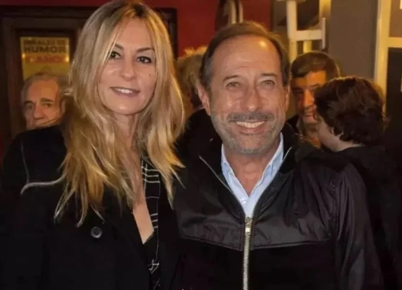 Marynés Breña y Guillermo Francella. Foto: NA.
