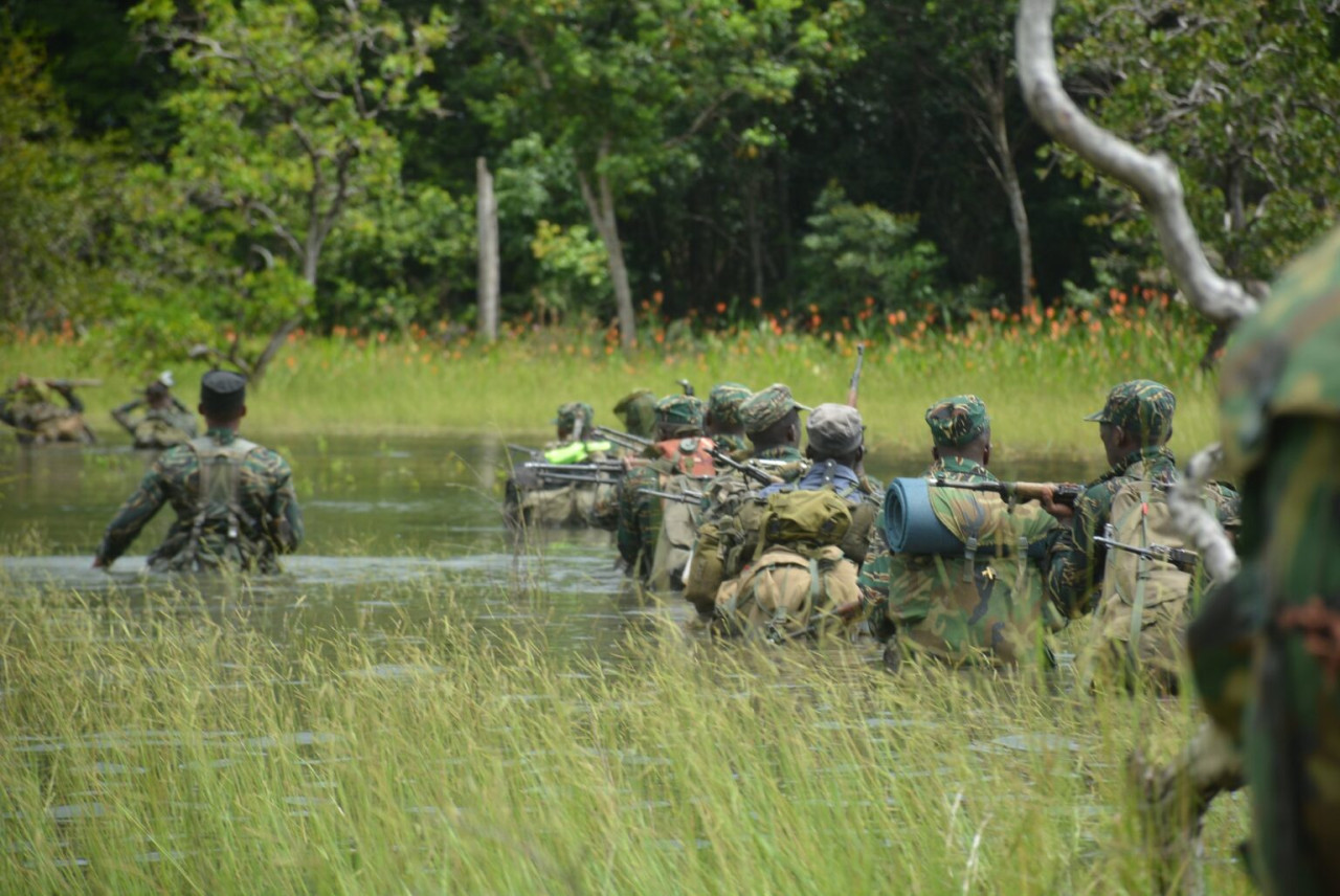 Soldados de la Fuerza de Defensa de Guyana. Foto: Fuerza de Defensa de Guyana