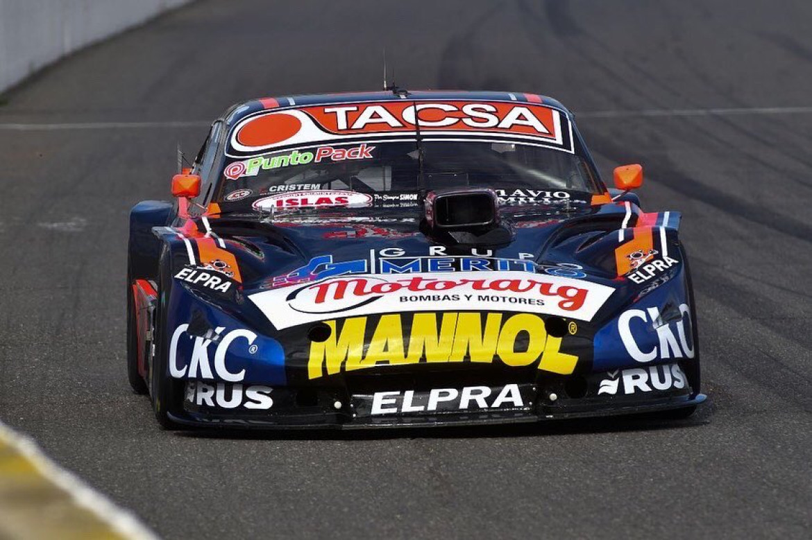 El Chevrolet de Santiago Mangoni, ganador en Rafaela. Foto: Twitter @santiagomangoni.
