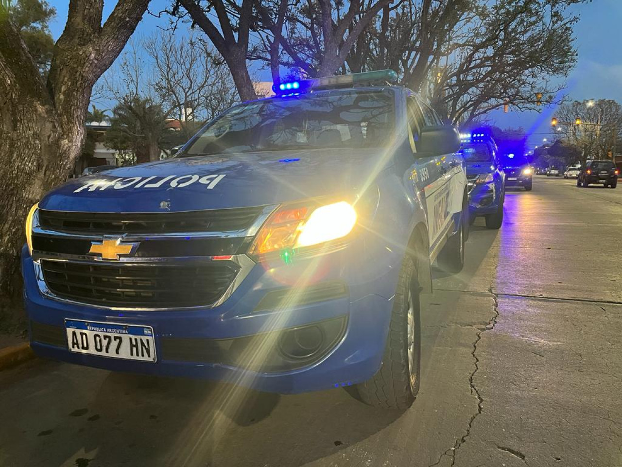 Patrullero de la Policía de Córdoba. Foto: X/@PoliciaCbaOf.