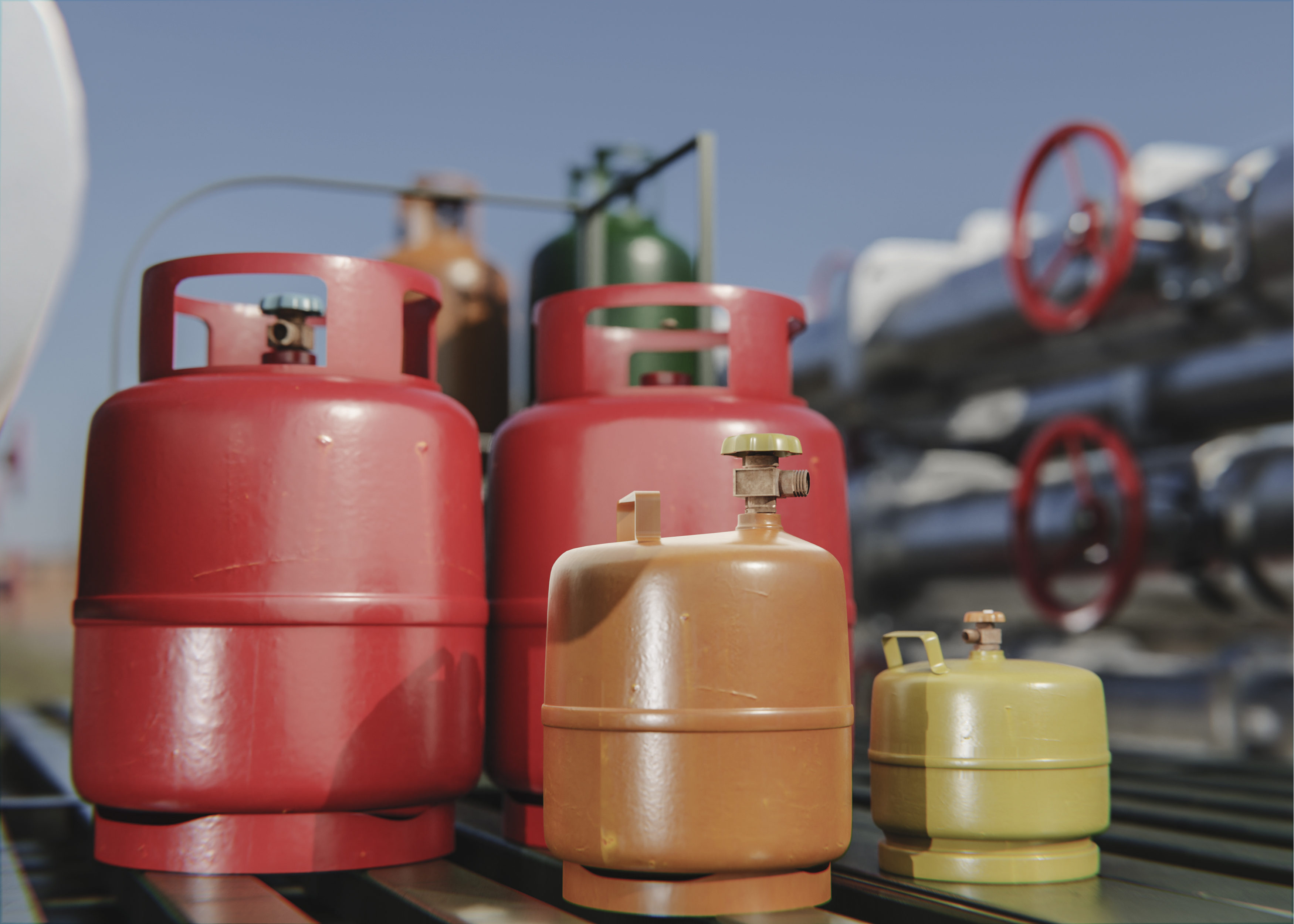 Garrafa de gas.