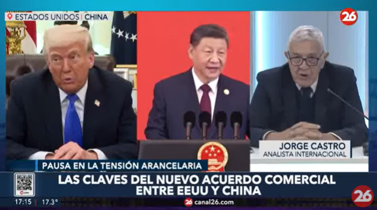 Jorge Castro sobre el acuerdo comercial entre China y Estados Unidos. Foto: Captura de video.