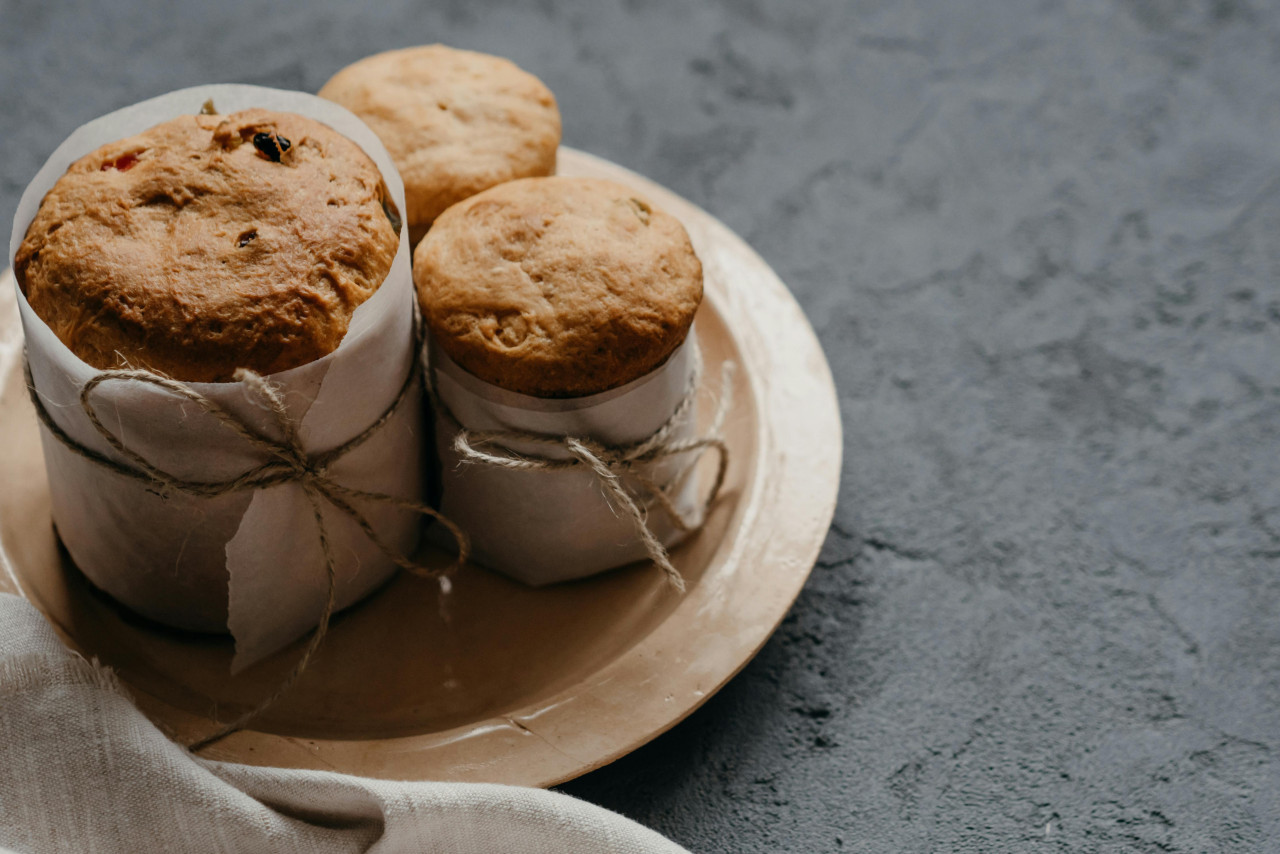 Pan dulce sin TACC. Foto: pexels.