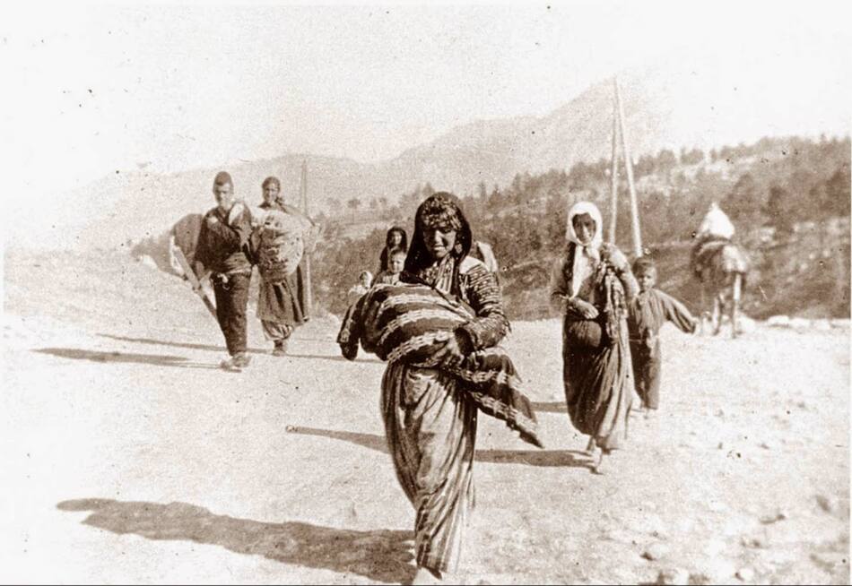 Genocidio armenio, imágenes de archivo. Foto: Prensa Armenia.