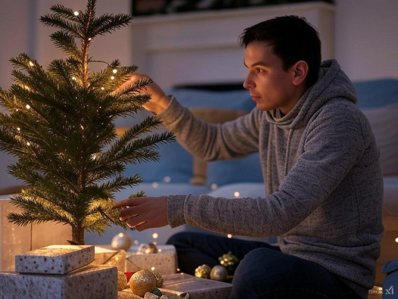 Cuándo y cómo desarmar el arbolito de Navidad. Foto: X/Grok.