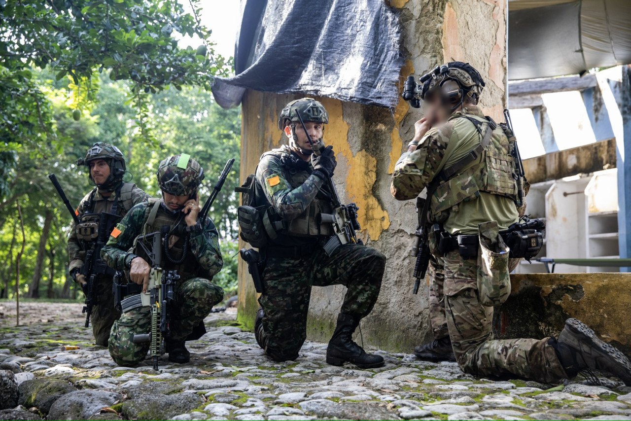 Miembros del comando militar SOCSOUTH. Foto: X @SOCSOUTH