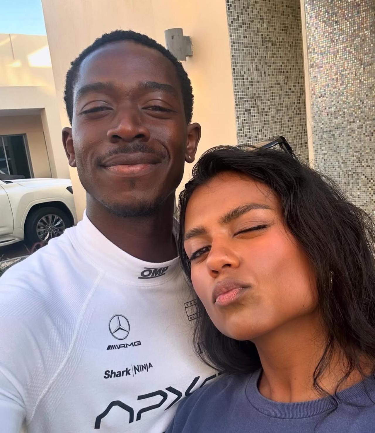 F1, la película. Foto Instagram @simoneashley