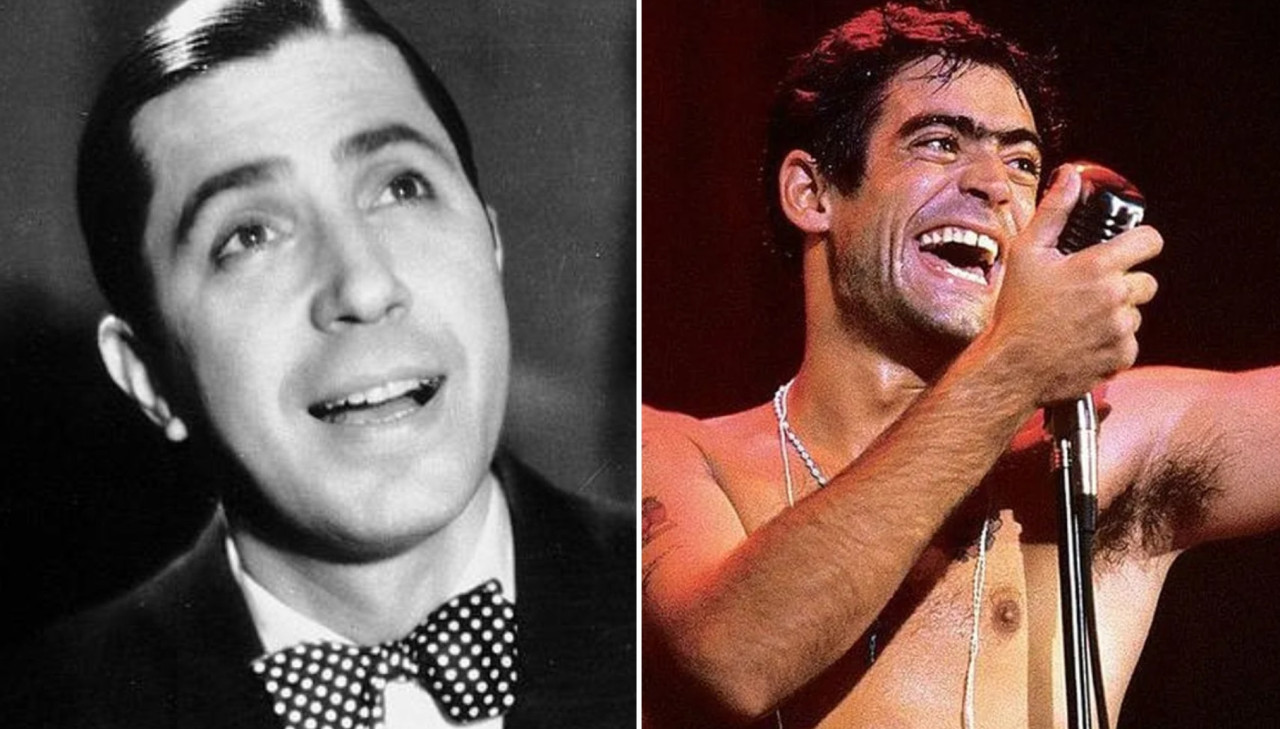 Carlos Gardel y Rodrigo "El Potro" Bueno