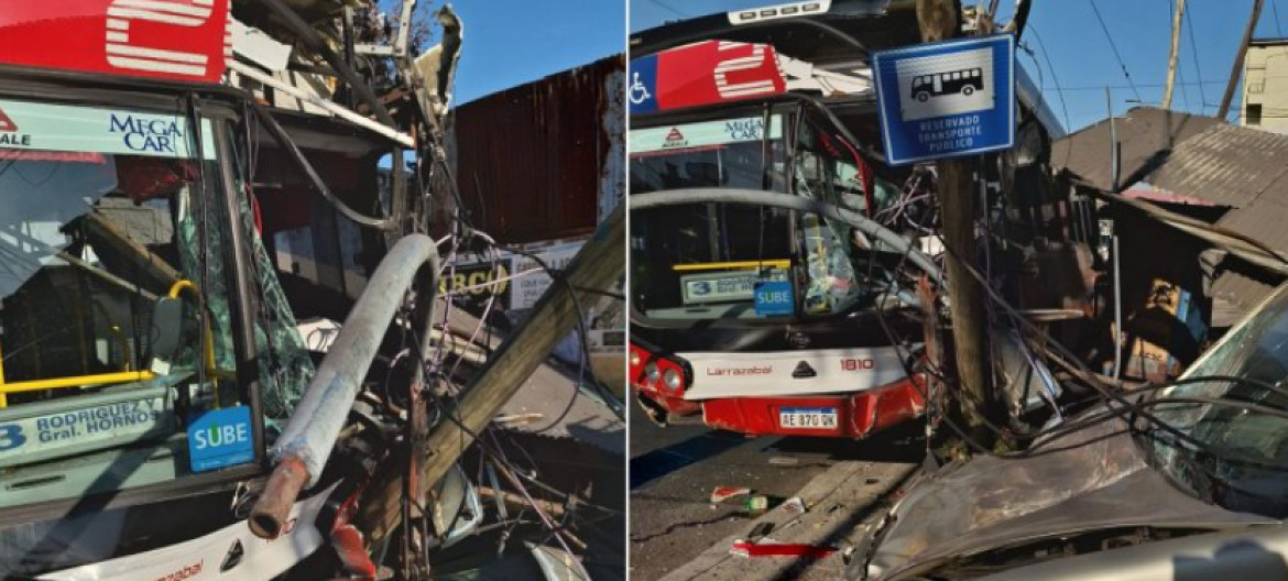 El impactante choque quedó registrado por las cámaras de seguridad del municipio. Foto: NA