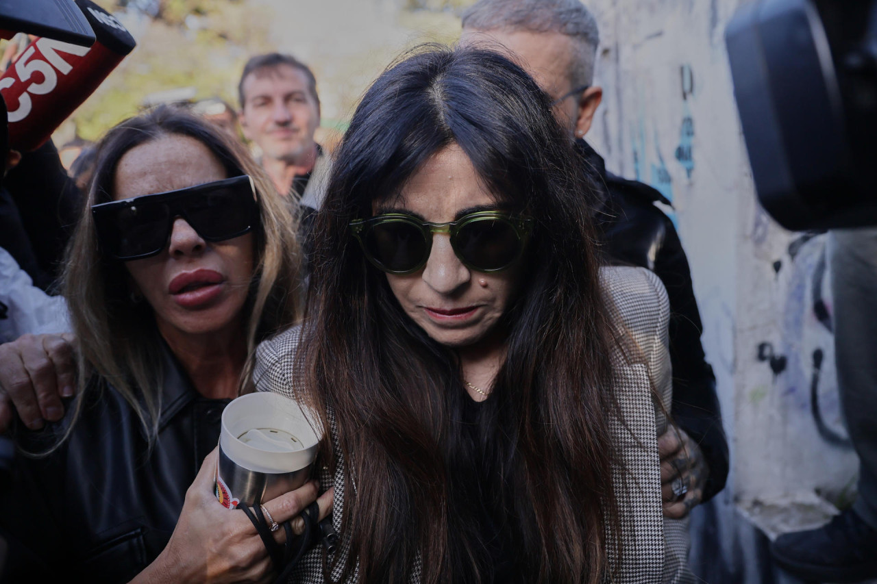 Gianinna Maradona llega al juicio por la muerte de Diego. EFE