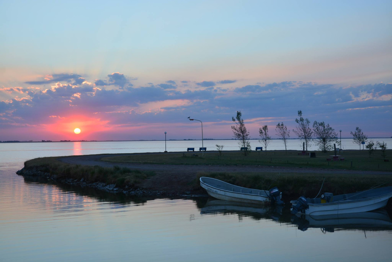 Laguna Cochicó, en la provincia de Buenos Aires. Foto: Facebook: Laguna Cochicó.