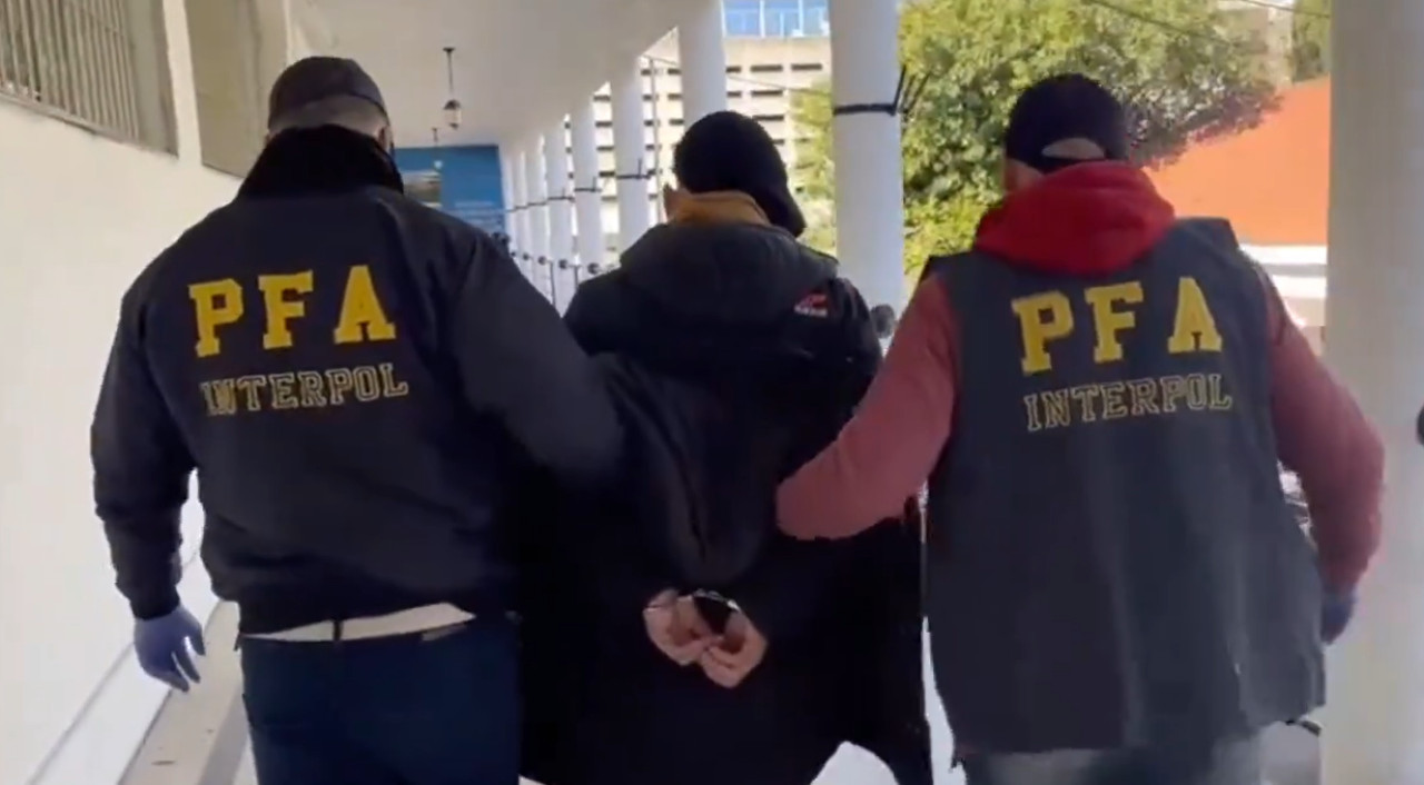Prófugo chileno en Argentina. Foto: captura video