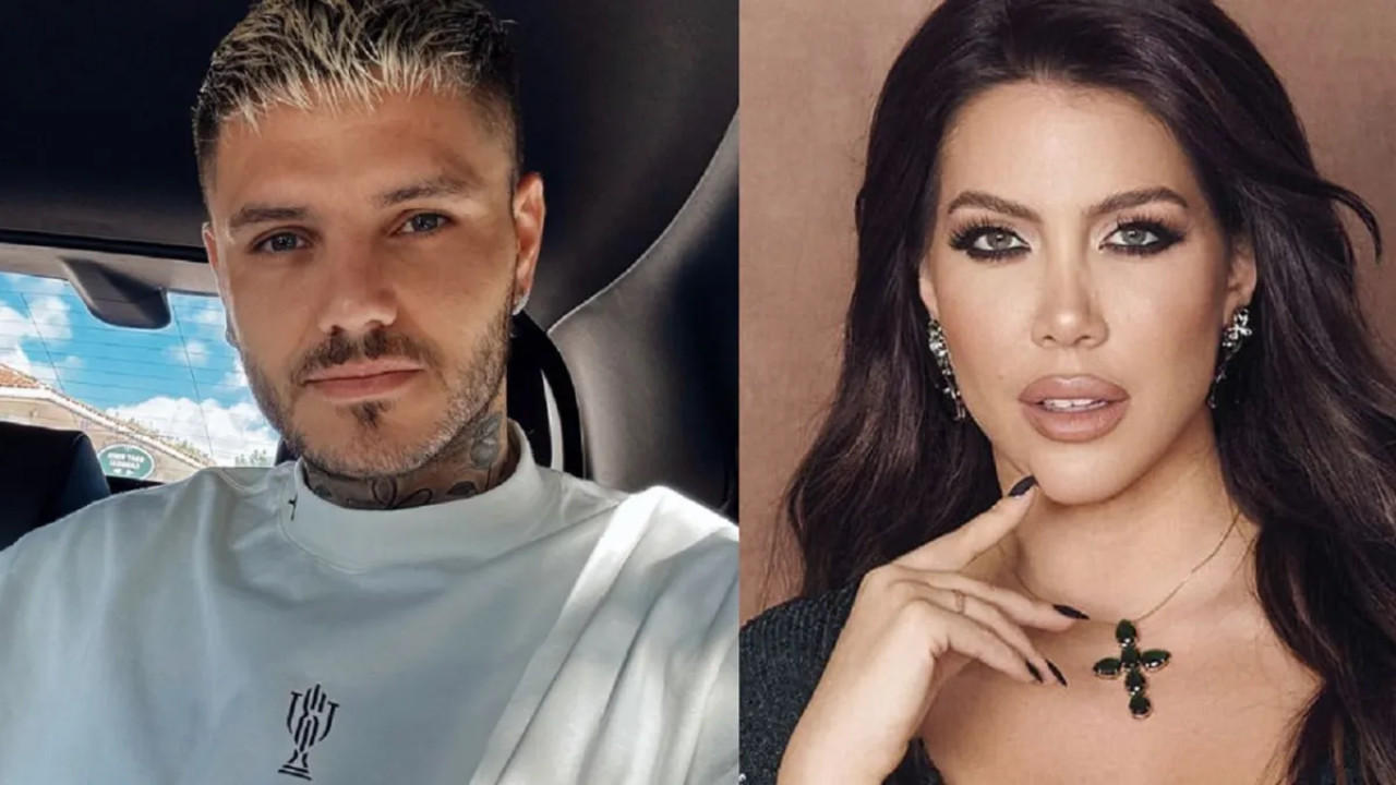 Wanda Nara y Mauro Icardi. Foto: redes sociales.