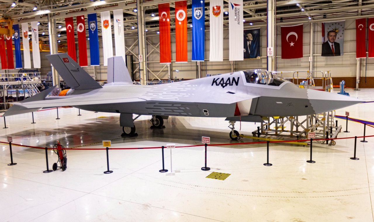 KAAN, el avión de combate de quinta generación turco. Foto: X @Defence_Turk