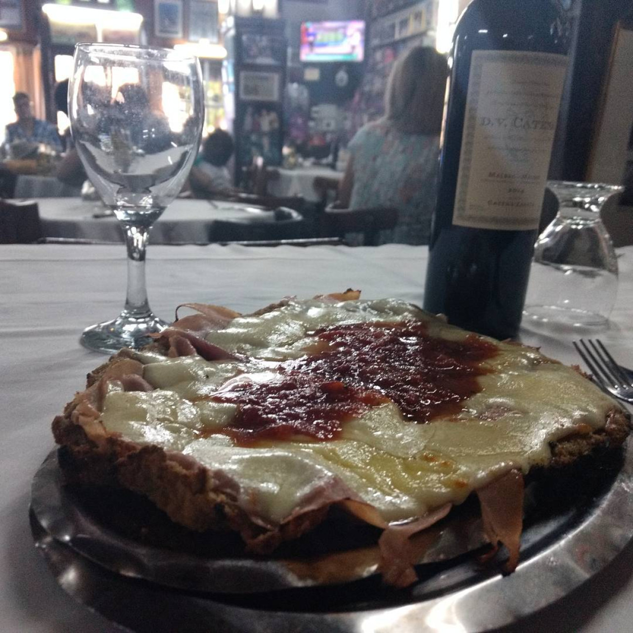 La mejor milanesa de CABA. Foto Instagram @elobrero1954