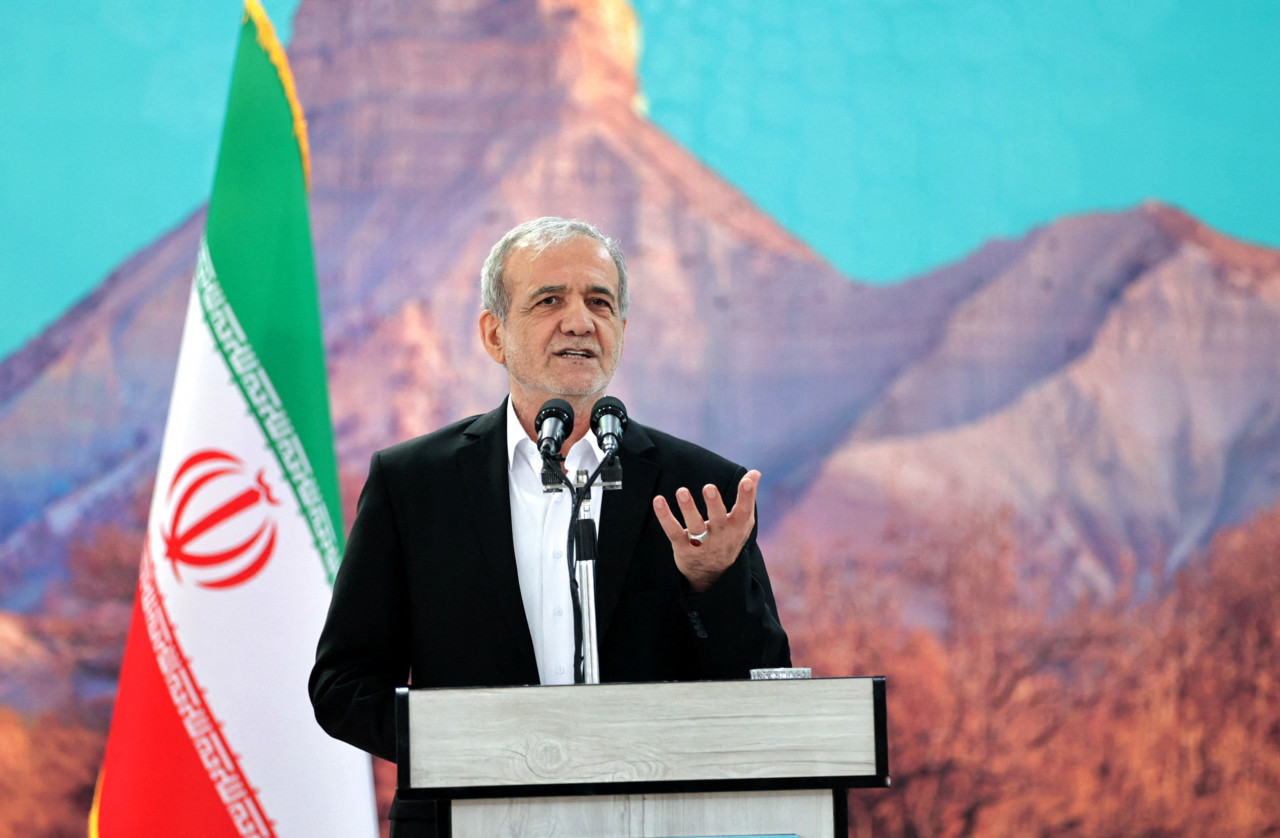 El presidente de Irán, Masud Pezeshkian. Foto: Reuters/WANA