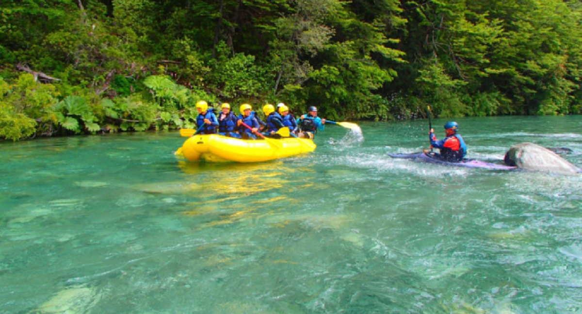 Rafting en Santa Cruz.