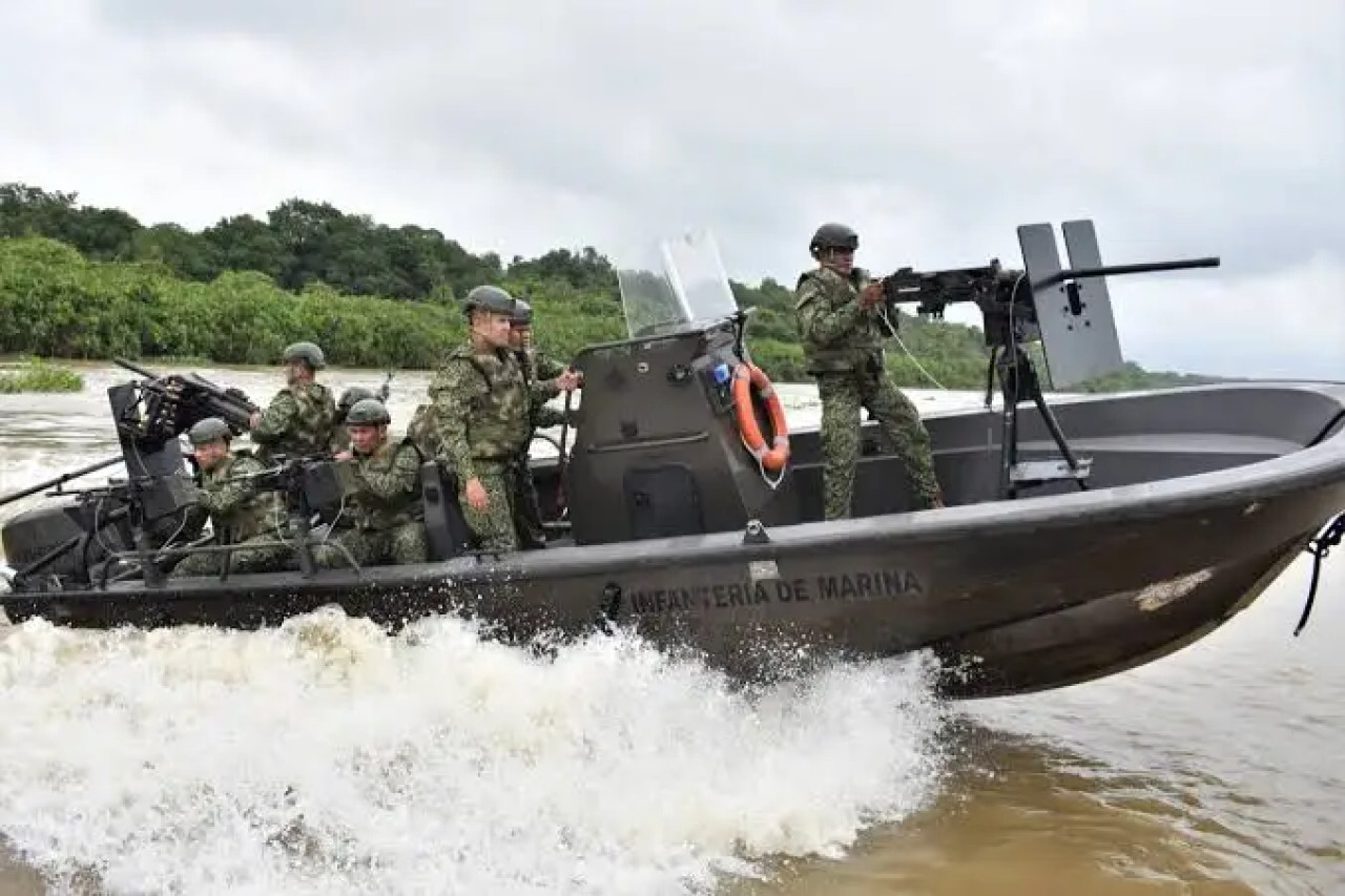 La marina de Colombia. Foto: Armada Nacional