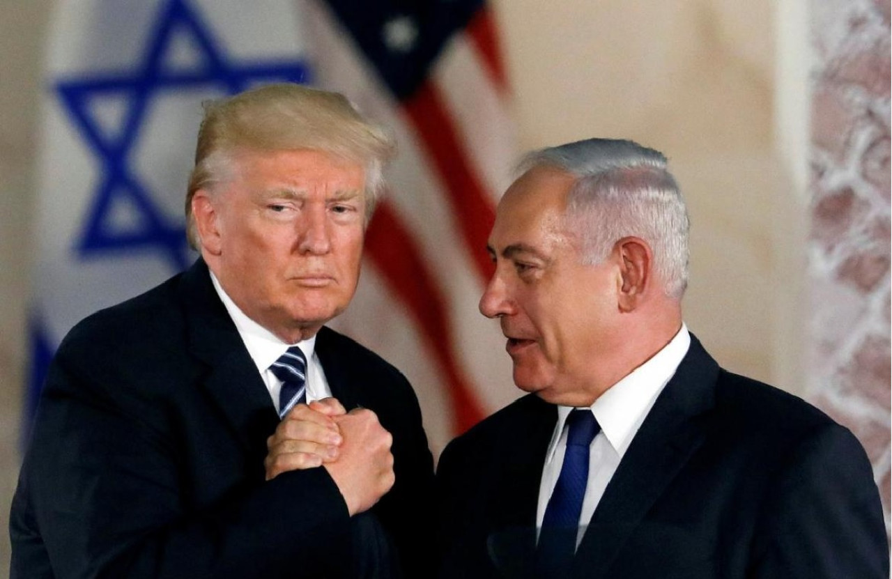 Donald Trump y Benjamin Netanyahu. Foto: Reuters.
