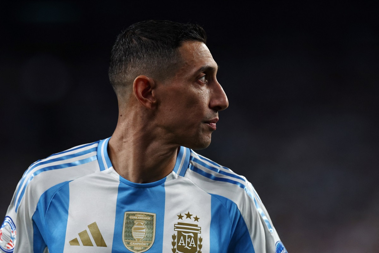 Ángel Di María en la Selección Argentina. Foto: Reuters.