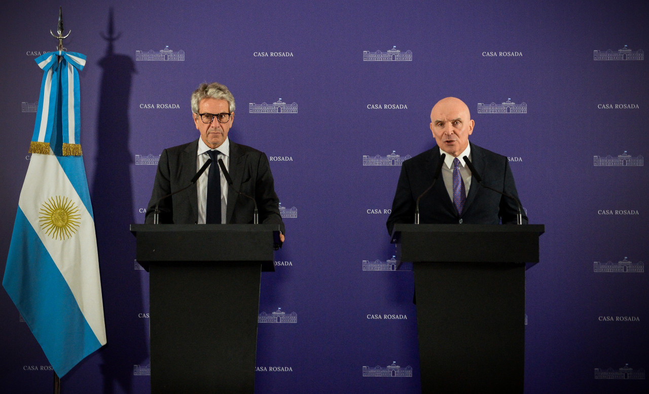 José Luis Espert y Juan Pazo en el anuncio del Proyecto de Ley de Principio de Inocencia Fiscal.