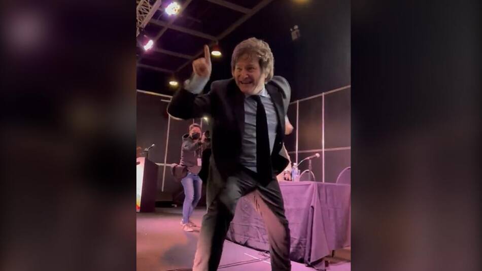 Javier Milei, Feria del Libro, La Libertad Avanza, foto captura video Twitter