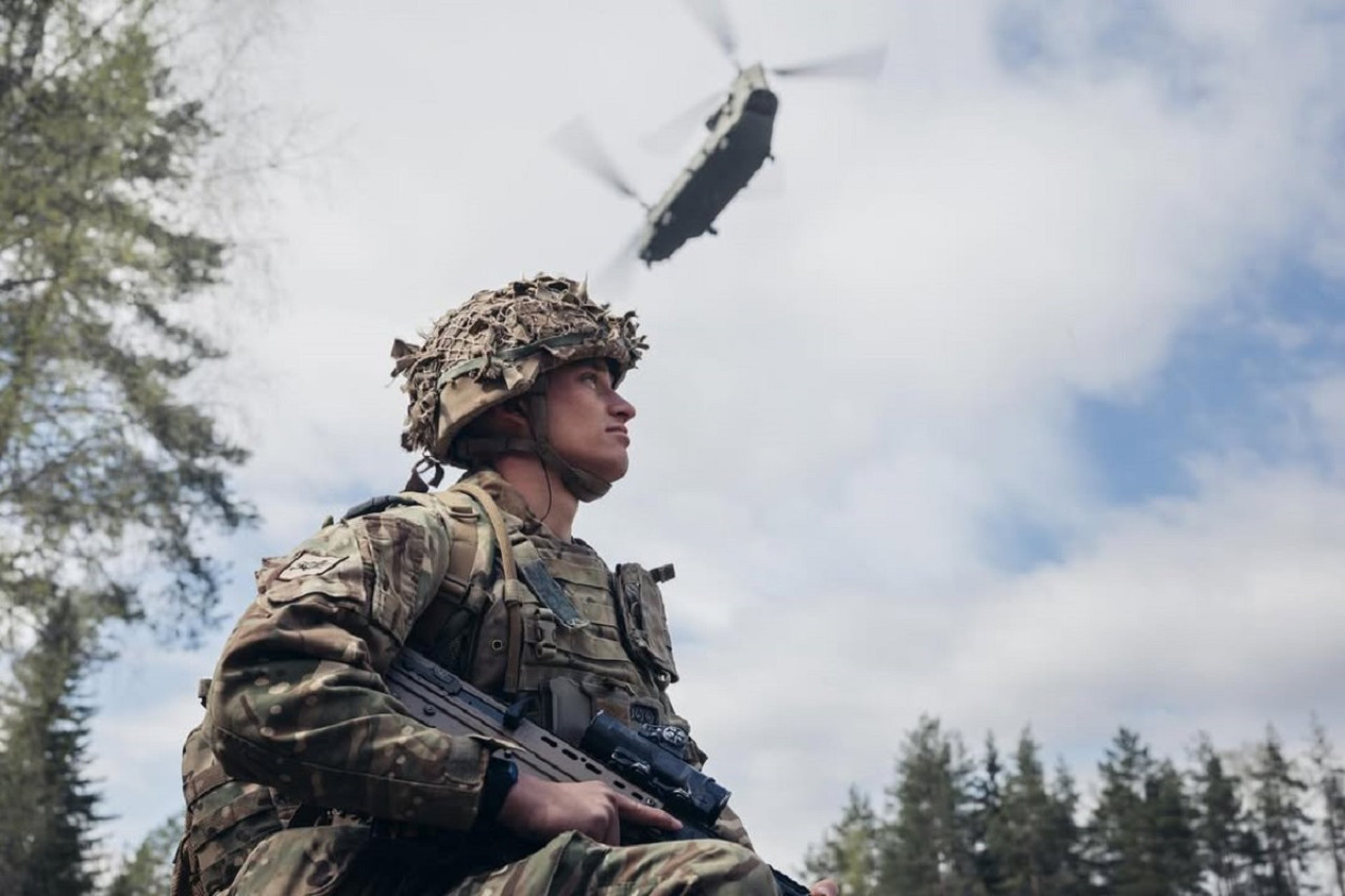Soldado británico. Foto: Armada del Reino Unido
