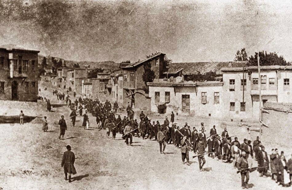 Genocidio armenio, imágenes de archivo. Foto: Prensa Armenia.