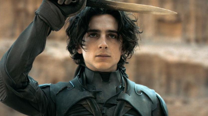 Timothée Chalamet como Paul Atreides en "Dune", foto NA