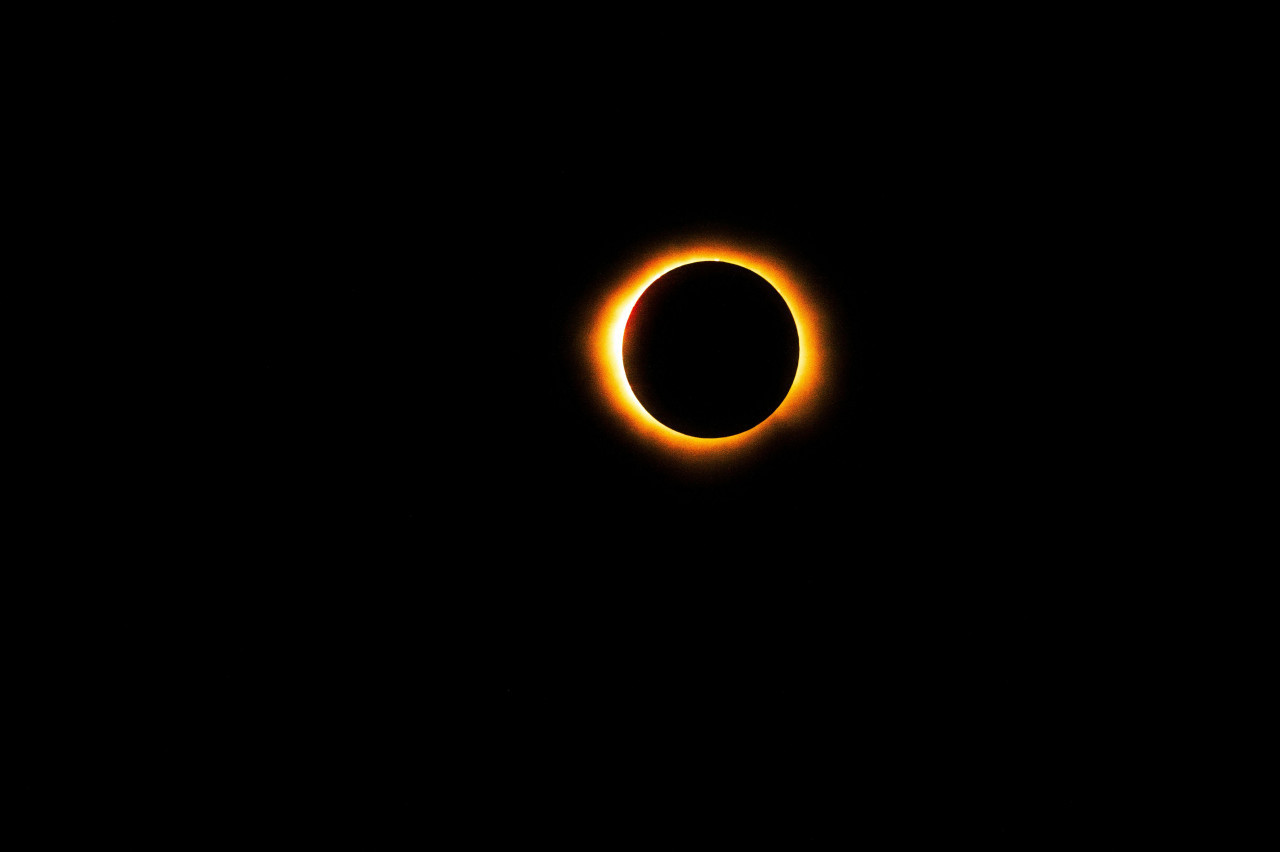 Eclipse total de sol. Foto: Pexels.