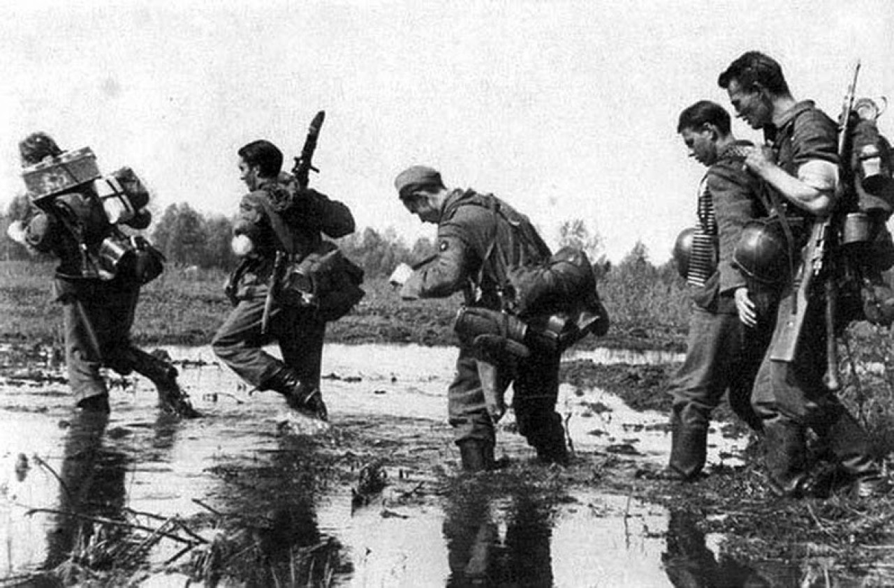 El barro y el clima dificultaron el avance alemán en La URSS. Fuente: ww2enimagenes.com